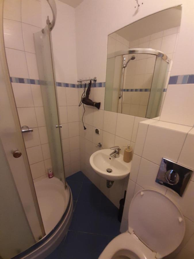 Pokój z 2 łóżkami pojedynczymi i widokiem na miasto
